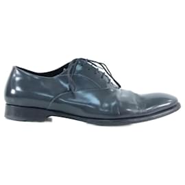 Saint Laurent-Derbies de cuero-Gris