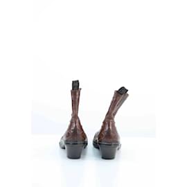 Sartore-Boots en cuir-Marron