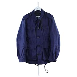 Burberry-Cotton Jacket-Blue