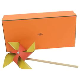 Hermès-Lederdekoration-Orange