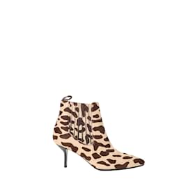 Diane Von Furstenberg-Leather boots-Brown