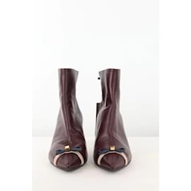 Stuart Weitzman-Boots en cuir-Violet