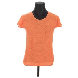 Franck Namani Top de cachemir Naranja
