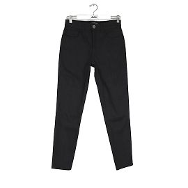 Prada Schwarze gerade Jeans Schwarz
