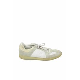 Louis Vuitton-zapatillas de gamuza-Blanco