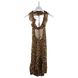 Dior-Silk dress-Brown