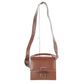 Autre Marque-Leather Crossbody-Brown
