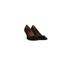 Lanvin-Tacones de piel de becerro estilo poni-Negro