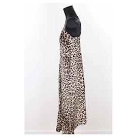 La Prestic Ouiston-Silk dress-Beige