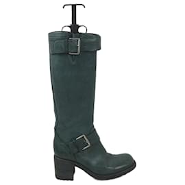 Free Lance-Leather boots-Green
