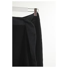 Dior-falda de seda-Negro