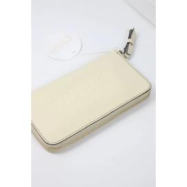 Chloé-Leather wallet-Beige