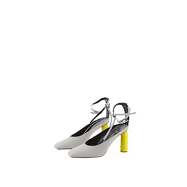 Nina Ricci-Leather Heels-Grey
