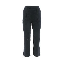 Dior Weite Leinenhose Marineblau