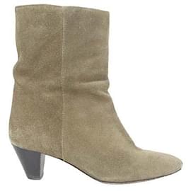 Isabel Marant-Suede boots-Brown