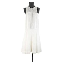 Vanessa Bruno-vestido de algodón-Blanco