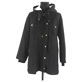Sandro-casaco de algodão-Preto