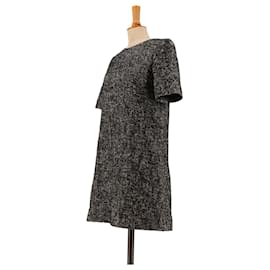Dolce & Gabbana-vestido de algodão-Cinza