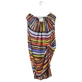 Paul Smith Vestito di seta Multicolore