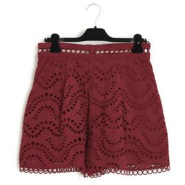 Zimmermann Jaya Wave Short encaje burdeos FR40 NUEVO Burdeos