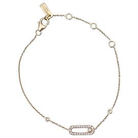 Bracciale Messika, “Move Uno Pavè”, Oro giallo e diamanti. Altro