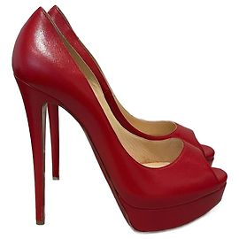 CHRISTIAN LOUBOUTIN  Heels T.eu 41 leather Red