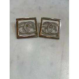 Chanel-CHANEL  Earrings T.  metal-Golden