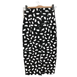 Off White Gonne OFF-WHITE T.IT 40 Cotone Nero