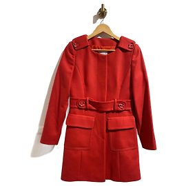RED VALENTINO GARAVANI Mäntel T.ES 42 Wolle Rot