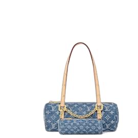 Louis Vuitton-LV Denim remix Papillon bag-Blue