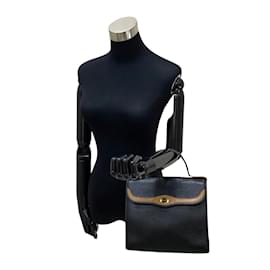 Dior-Lederhandtasche-Schwarz