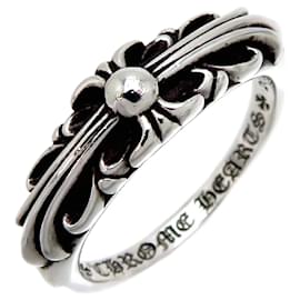 Chrome Hearts-Silver Baby Floral Ring-Silvery