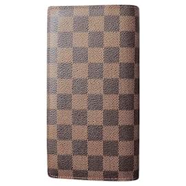 Louis Vuitton-Louis Vuitton Portefeuille Brazza-Brown