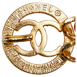 Chanel-Chanel Gold CC Chain-Link Belt-Golden