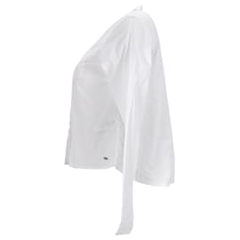 Tommy Hilfiger-Damen-Hemd aus Baumwolle mit bequemer Passform-Weiß