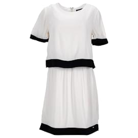 Tommy Hilfiger-Tommy Hilfiger Womens Dress in Cream Viscose-White,Cream