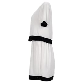 Tommy Hilfiger-Tommy Hilfiger Womens Dress in Cream Viscose-White,Cream