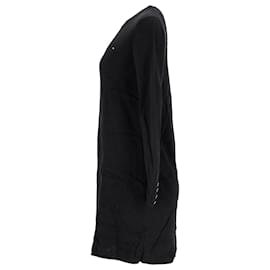 Tommy Hilfiger-Tommy Hilfiger Robe pull en pur coton pour femme en coton noir-Noir