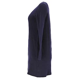 Tommy Hilfiger-Tommy Hilfiger Mini-robe réversible pour femme en coton bleu marine-Bleu Marine