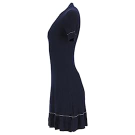 Tommy Hilfiger-Tommy Hilfiger Womens Seasonal Dress in Navy Blue Viscose-Navy blue