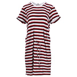 Tommy Hilfiger Vestido estilo camiseta a rayas para mujer en algodón multicolor Multicolor