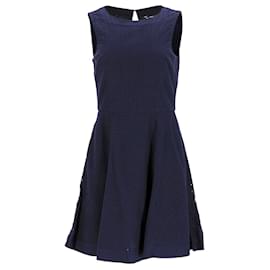 Tommy Hilfiger-Tommy Hilfiger Womens Dress in Navy Blue Cotton-Navy blue