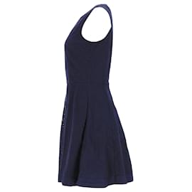 Tommy Hilfiger-Tommy Hilfiger Womens Dress in Navy Blue Cotton-Navy blue