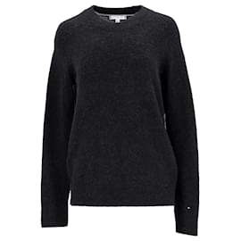 Tommy Hilfiger-Damen-Pullover aus Alpaka-Wollmischung-Schwarz
