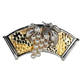 & Other Stories-14K Akoya Pearl Brooch-Golden