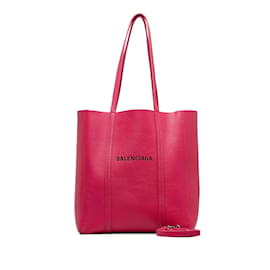 Balenciaga-Balenciaga Everyday XS Tote Bag Bolsa de ombro de couro 551810.0 em boa condição-Rosa