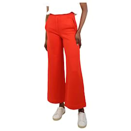 By Malene Birger-Red wide-leg joggers - size XXS-Red