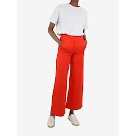 By Malene Birger-Red wide-leg joggers - size XXS-Red