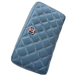 Chanel-Chanel wallet-Light blue