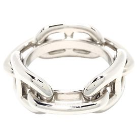 Hermès Anneau de carré 90 Régate Silber